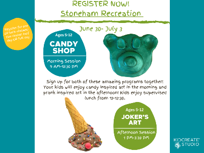 Stoneham: (FULL DAY) Candy Shop & Joker's Art Stoneham: (FULL DAY) Candy Shop & Joker's Art