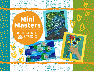 Kidcreate Studio - Fayetteville. Mini Masters Weekly Class (18 Months-6 Years)