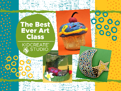 Kidcreate Studio - San Antonio. The Best Ever Art Class Homeschool Weekly Class (5-12 Years)