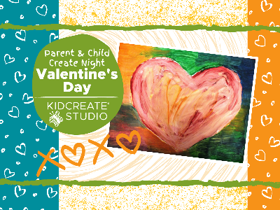 Kidcreate Studio - Broomfield. Parent & Child Create Night- Valentine's Day (5-12 years)